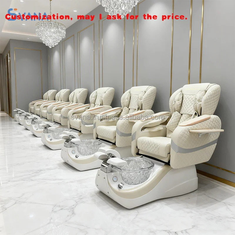 

на заказ.Профессиональное мягкое массажное кресло для ног и спа, роскошное кресло для педикюра для салона
