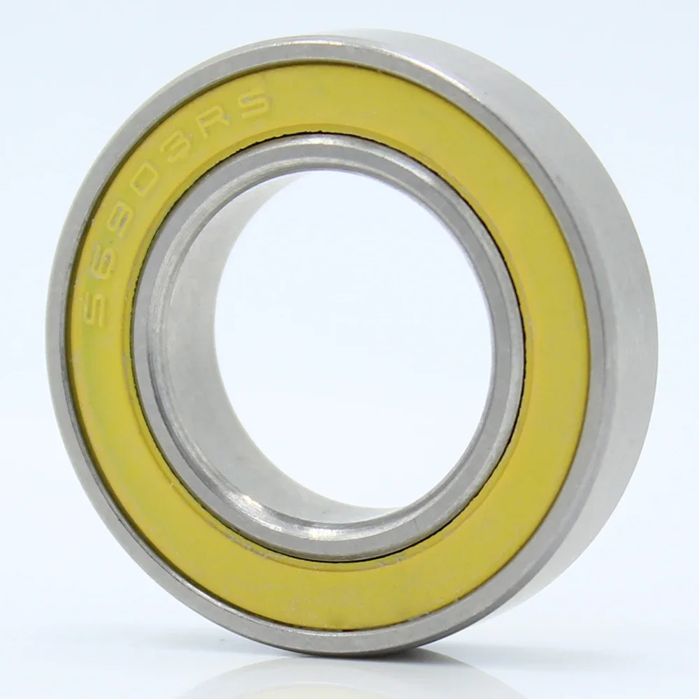 

6903-2RS Stainless Bearing 17*30*7 mm ( 1 PC ) ABEC-3 6903 RS Bicycle Hub Front Rear Hubs Wheel 17 30 7 Ceramic Balls Bearings