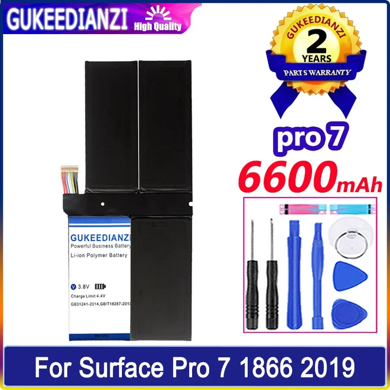 

Аккумулятор GUKEEDIANZI pro 7 (G3HTA061H) 6600mAh для Surface Pro7 1866 2019 12,3 "Sereis Tablet Batteria