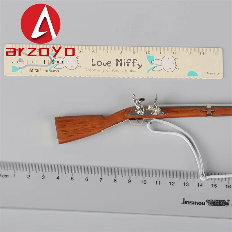 BROWN ART 1/6 مسدس معدني خشبي طويل الرمح حربة نموذج الجندي المشهد الدعائم صالح 12 ''عمل الشكل دمى الجسم