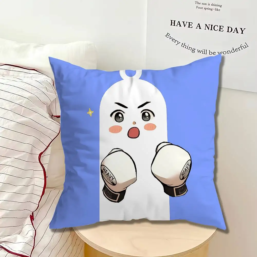 Lightsaber BL Manhwa Single Throw Pillow Case Cover Sofa Cushion Home Room Decor