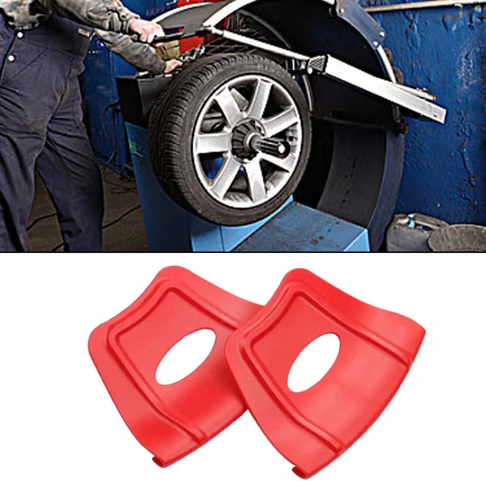 ABS Motorcycle Rim Protector for Tire Changer Systems Featuring Extended Apron Design to Protect Hands Spokes and Wheel Surfaces