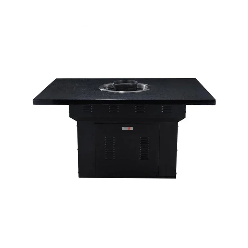 

Korean Restaurant Black Non Smoke Bbq Grill Table