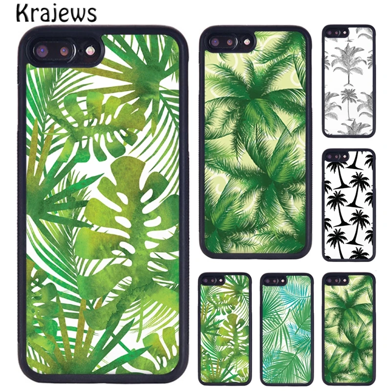 Krajews PALMS & BEACHES COLLECTION Phone Case For iPhone 16 15 14 X XR XS 11 12 mini 13 Pro MAX Plus cover shell coque