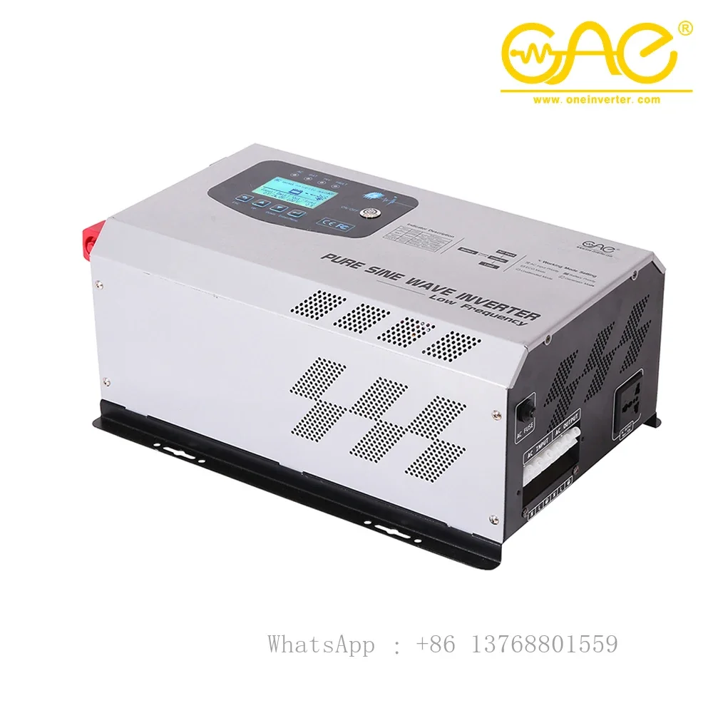 6kw 24v 48v Low Frequency Inverter Single Phase Peak Power 18kw For Solar Energy System Off Grid