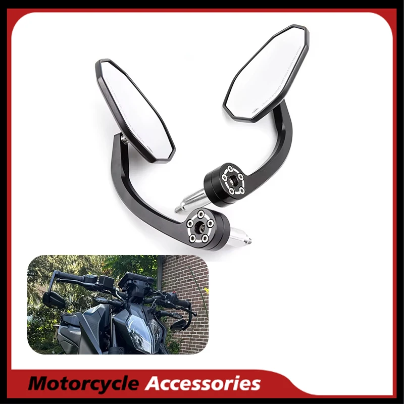 

Motorcycle 7/8" 22mm Handle Bar End Rearview Mirror Fit For DUKE390 DUKE250 DUKE 390 250 125 250 690 790 890 890R 1290 1390R