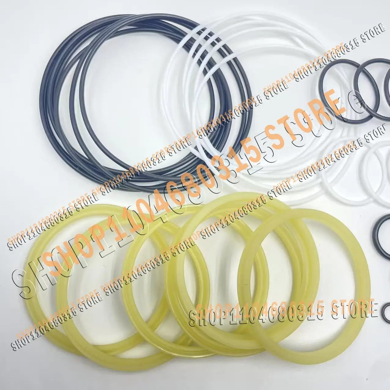 Kits de sellado para martillos hidráulicos NPK nuevos: Collares de sellado de aceite H12x E204 E205 H4x E224 E225 E208 Gh3 Gh6 Gh9 Gh10 Gh12 Gh15