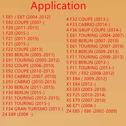 Imagen 2 del producto Actuador de cerradura de puerta para BMW 3 5er E90 E91 E92 E93 F30 F31 F34 E60 E61 F10 F11 X3 E83 F25 X5 E70 51217202143 51217202146