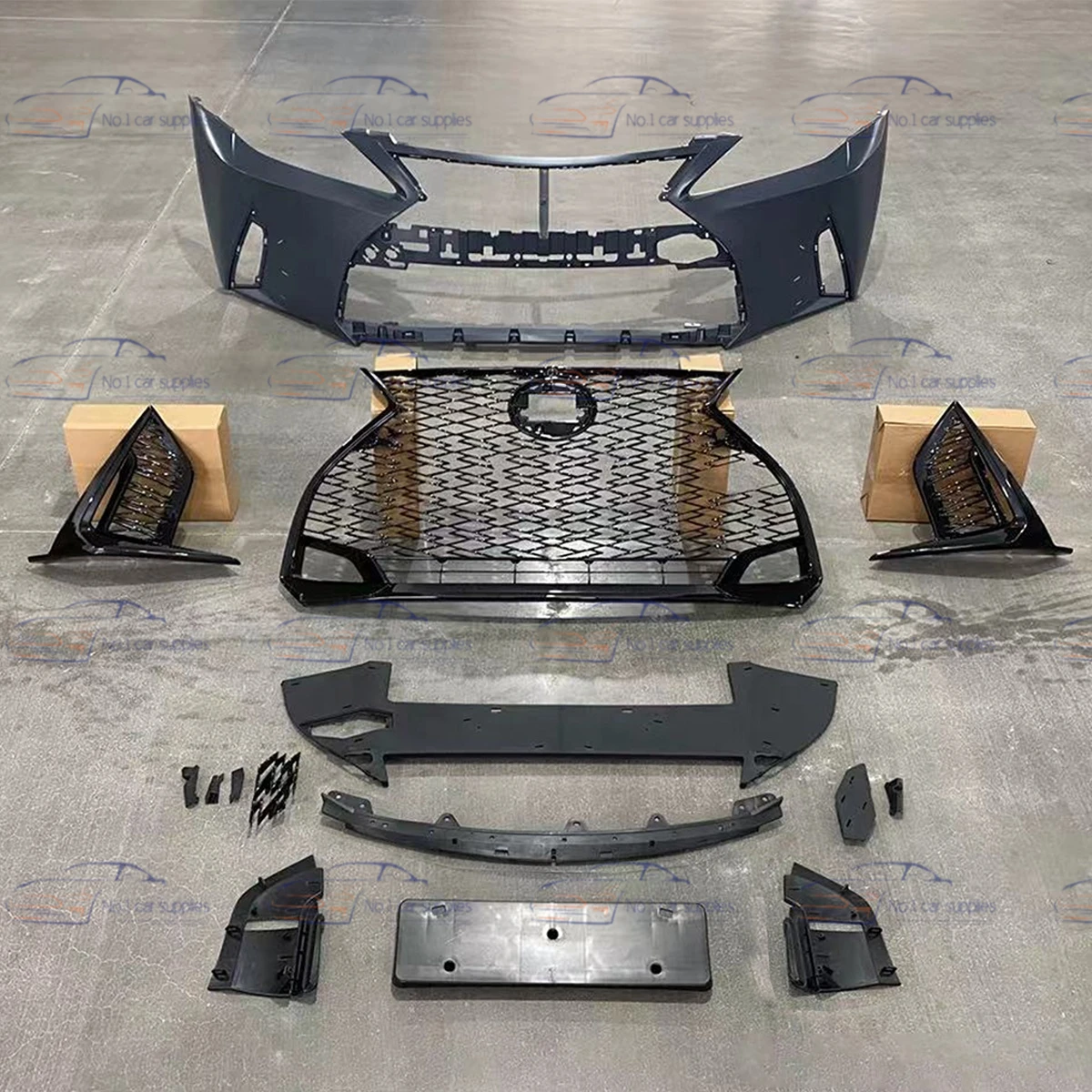 車のバンパー自動車ボディシステムレクサス IS IS250 IS300 ISF 2006-2012 年アップグレード 2021 モデルバンパーグリル