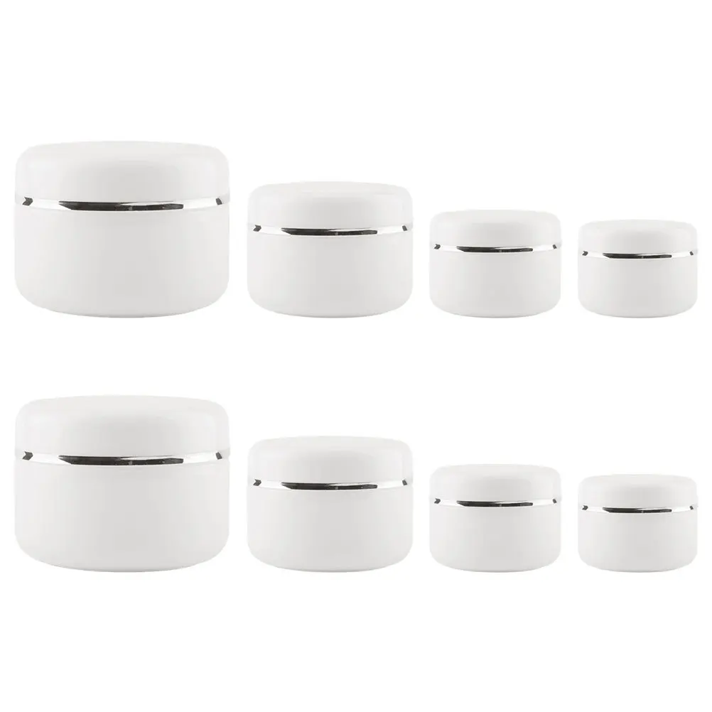 

8Pcs Cream Jars Leak-Proof Containers Refillable Portable Lotion Bottles Travel Cream Storage Boxes Multi-Function