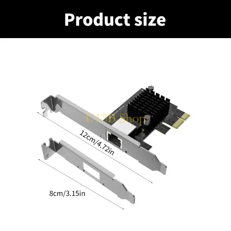 Адаптер быстрого скорости U13B, PCIE 2,5 Гбит / с Gigabit Card для настольных компьютеров