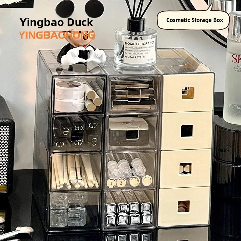 

New Transparent Plastic Jewelry Storage Rack Necklace Bracelet Box Dustproof Earring Jewelry Stand Storage Case