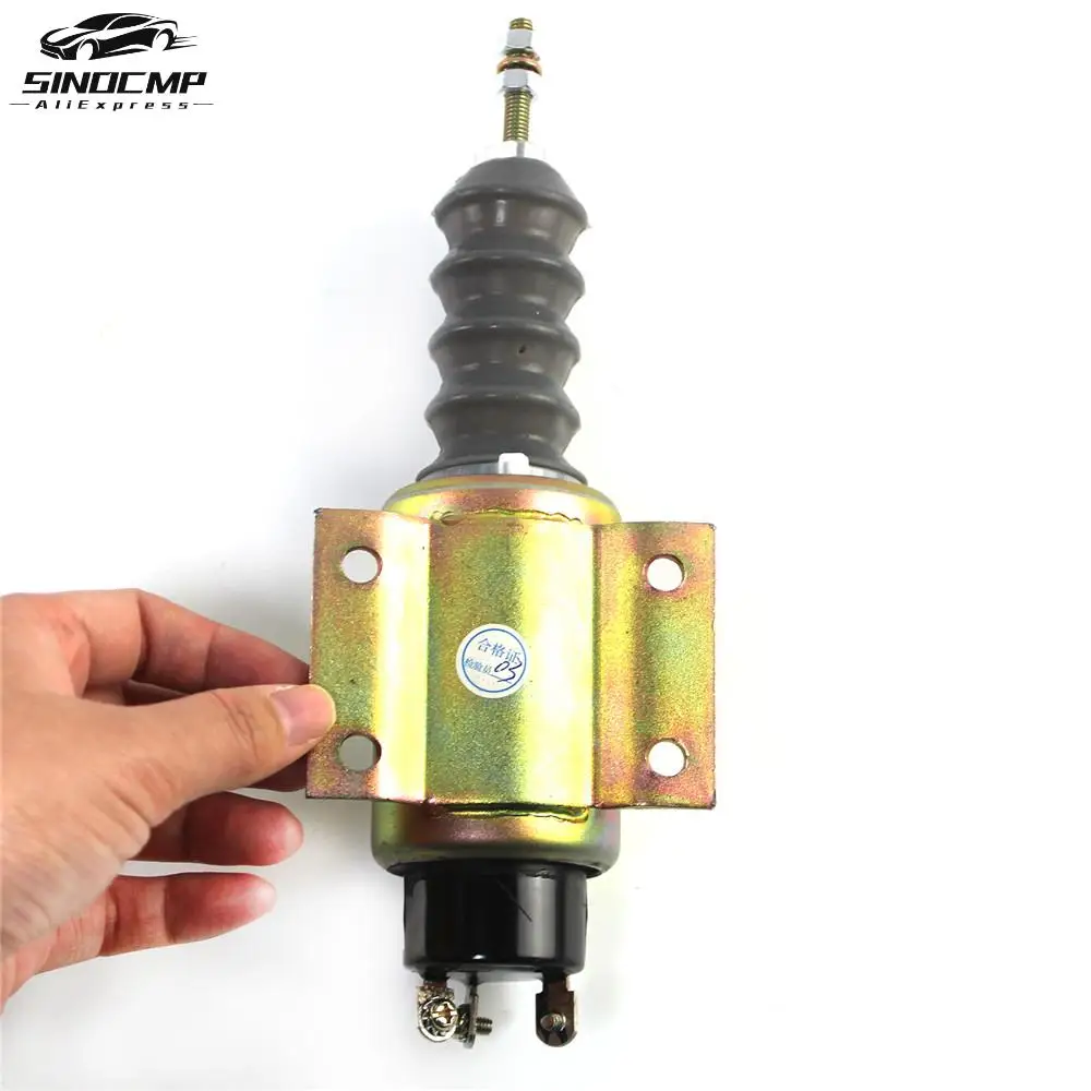 

12V Shutoff Solenoid Valve 2370-12E2U1B2A SA-3193-12V 2300-1503 Fuel Stop Solenoid For Woodward Diesel Engine