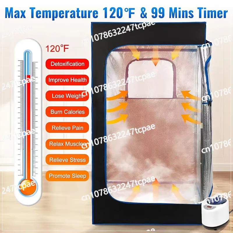 

Modern Small Saunas Room Portable Full Body Steam Bath Tent Home Spa Slimming Wet Sauna Tent for Body Care