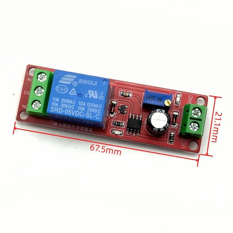 12V Delay Timer Monostable Switch Relay Module NE555 Car Oscillator