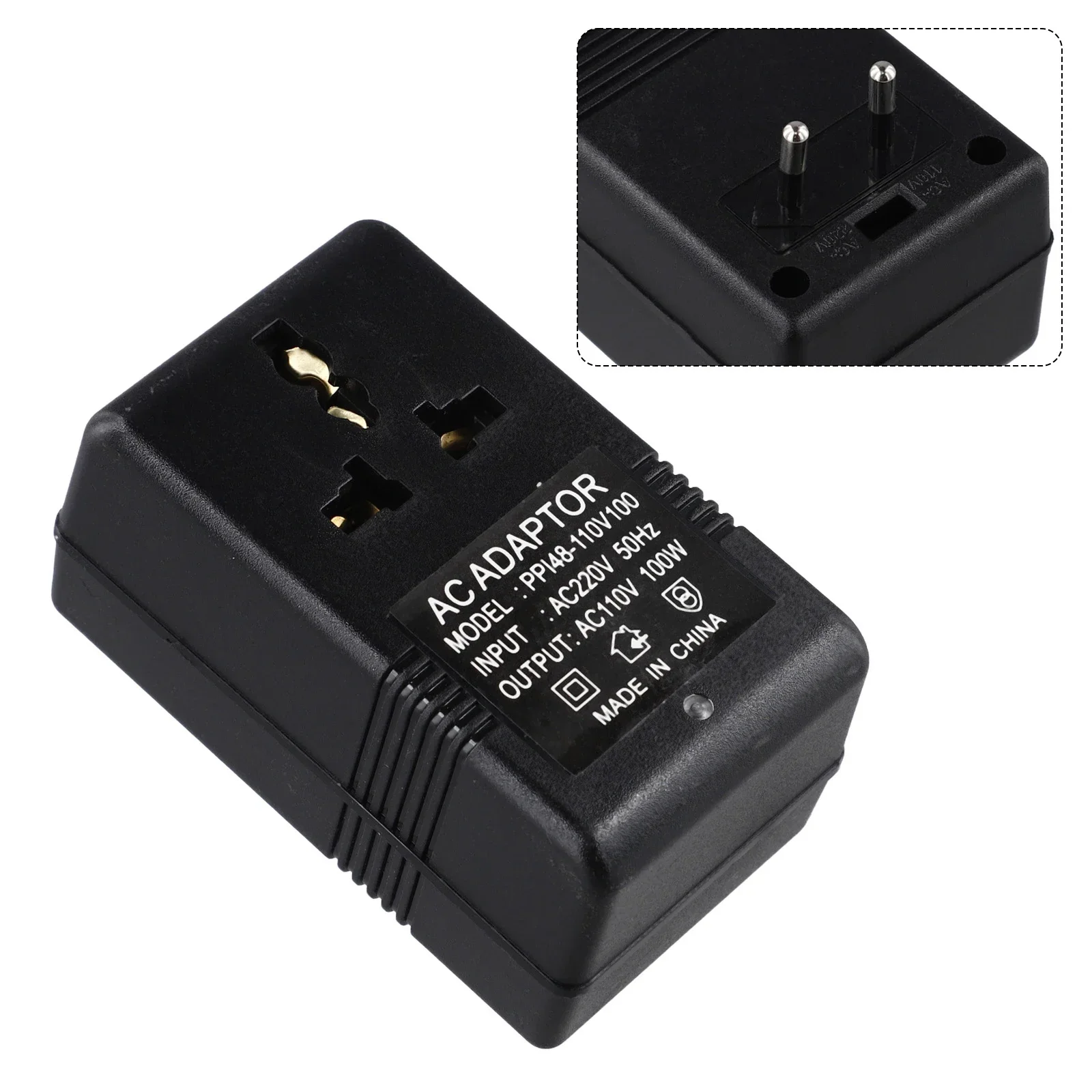 Business Trips AC 220V To 110V Transformer Power Converter Easy To Use Efficient Transformer Hassle-Free For Smartphones