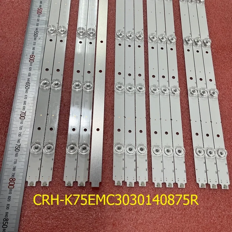 

14pcs/set LED Strip For Haier 75UF2500 75UG6550G 75UGX3550 CRH-K75EMC3030140875R CRH-K75EMC3030140869Q JL.D75081330-114AS-M