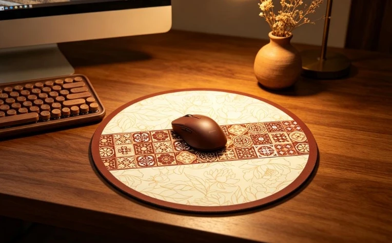 100% All Silicon Non-slip Mouse Pad Soft Waterproof Desktop Mat for Office Gaming