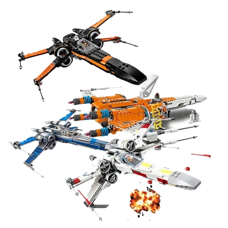 Poe Dameron\'s X-wing Fighter 75273 Resistance Rebel Fighter 75149 Starfighter 75218 Poe\'s Fighter 75102 Building Blocks