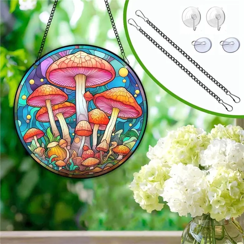 【ELECTRONIC-ACCESSORIES】Hanging Chain Kit With Hooks, 10 Inch And 20 Inch Chains For Stained Glass Window