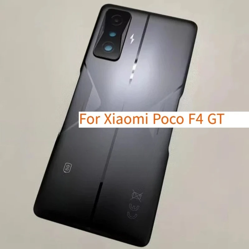 For Xiaomi Poco F4 GT Battery Glass Cover Rear Door Housing For POCO F4GT Battery Back Case With Camera Lens