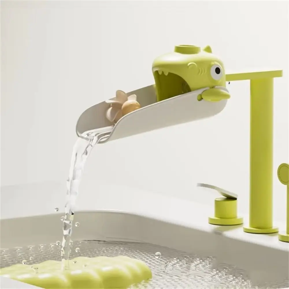 

Temperature Sensitive Silicone Baby Faucet Extender Soft Silicone Color Changing Cartoon Hand Wash Helper 3 Modes Adjustable