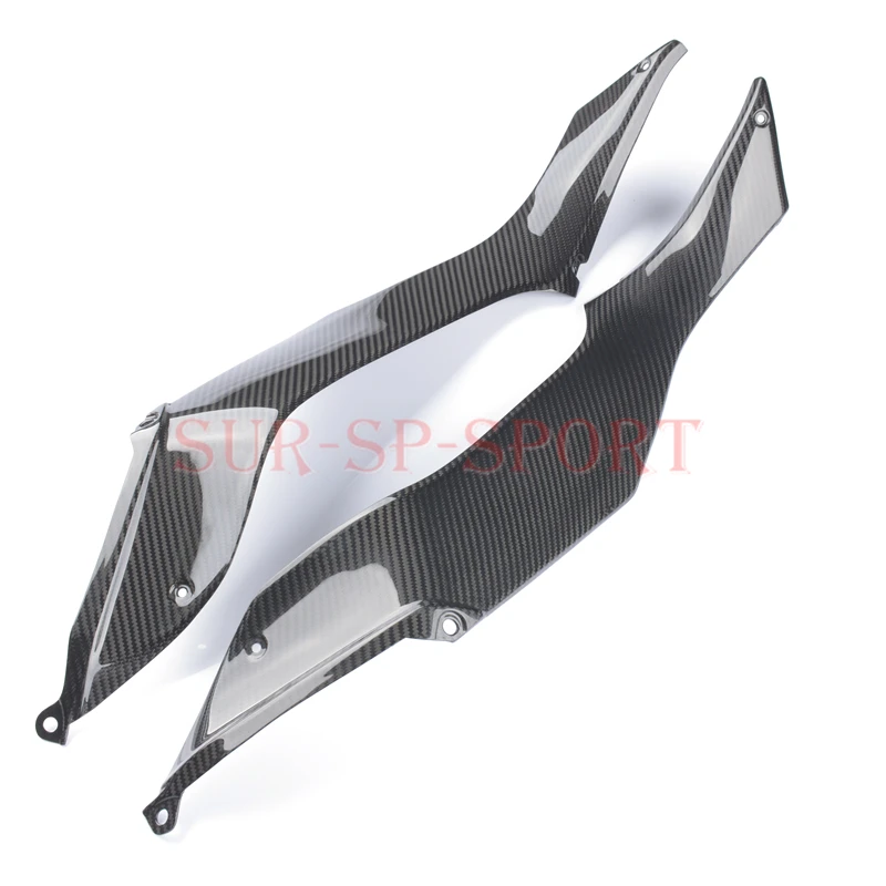 Gas Tank Side Trim Knee Grip Cowling Fairings For Kawasaki H2 SX 2018-2022 Full Carbon Fiber 100%