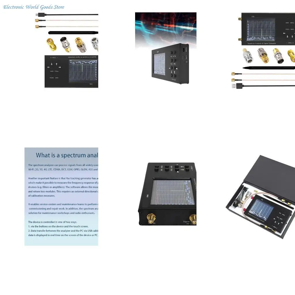 

A3PD Compactly SA8 6G ​​RF Spectrum Tester 35 МГц 6200 МГц для инженеров полевого обслуживания
