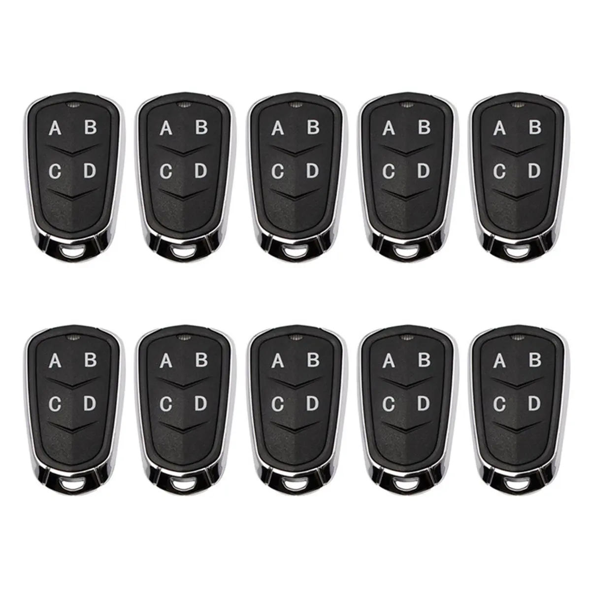 DT75BG 10PCS 4CH Wireless Remote Control Cloner 433Mhz Rolling Code Cloning Code Remote Control for Electric Gate Garage Door