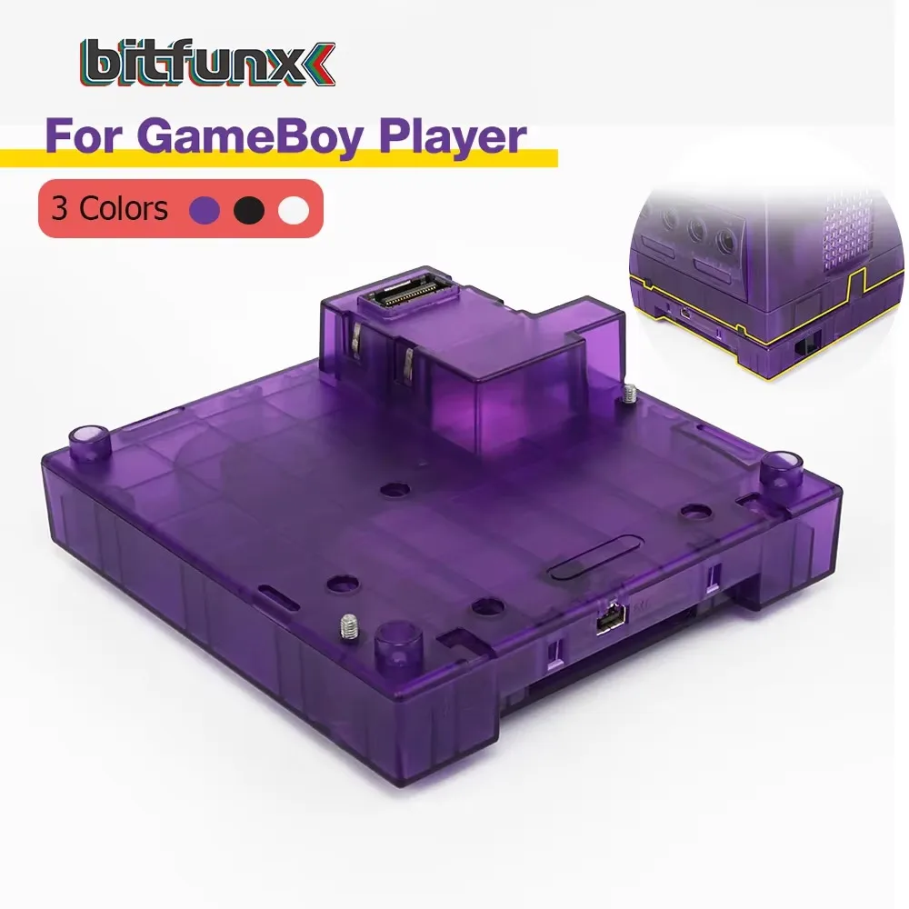 Bitfunx Replacement Shell For Gamecube Gameboy Player DOL-017 Gameboy Base Case For NGC Game Console Accessories