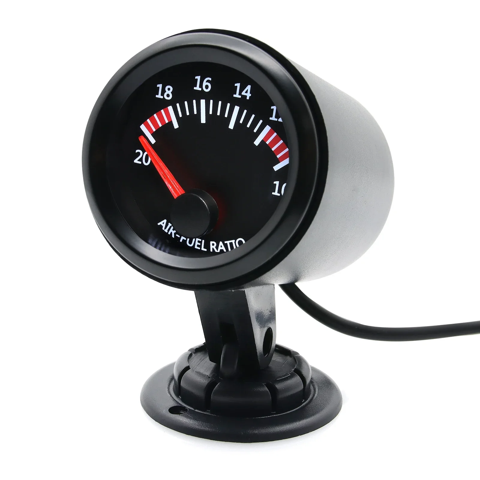 52mm Car Auto Air Fuel Ratio Gauge Car AFR Gauge with With Narrowband O2 Oxygen Sensor White LED Backlight Fit for 12V Car