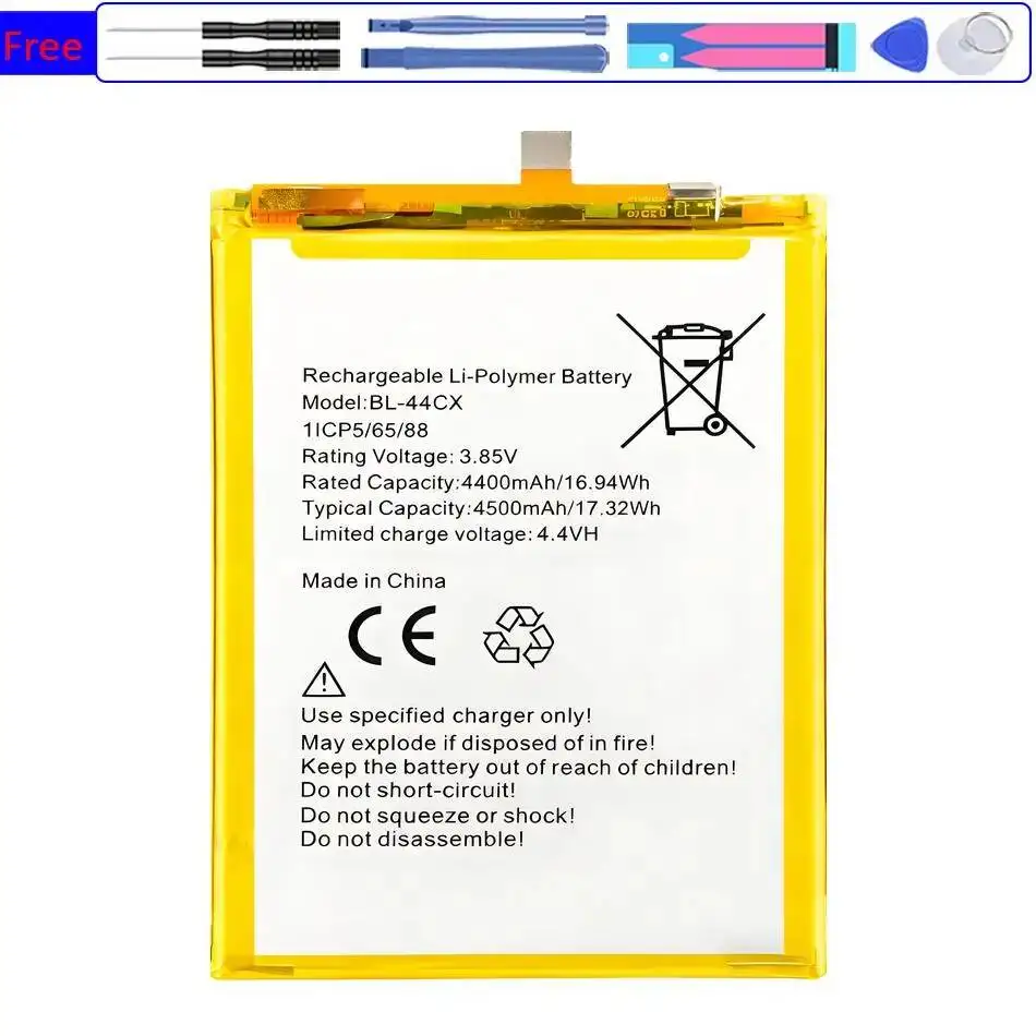 

Mobile Phone Battery Long Lasting BL-49GX BL-44CX BL-44EX 4500-5000Mah For Infinix X687 X690 7 8 Zero 8I X X6810 X6811 Pro