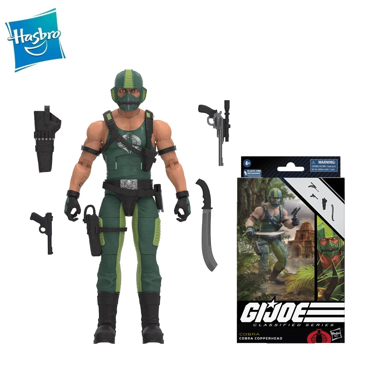 Hasbro GI. Joe Original Series Cobra Copperhead 6 pulgadas modelo de figura de acción juguetes niños juguetes Hobby regalo