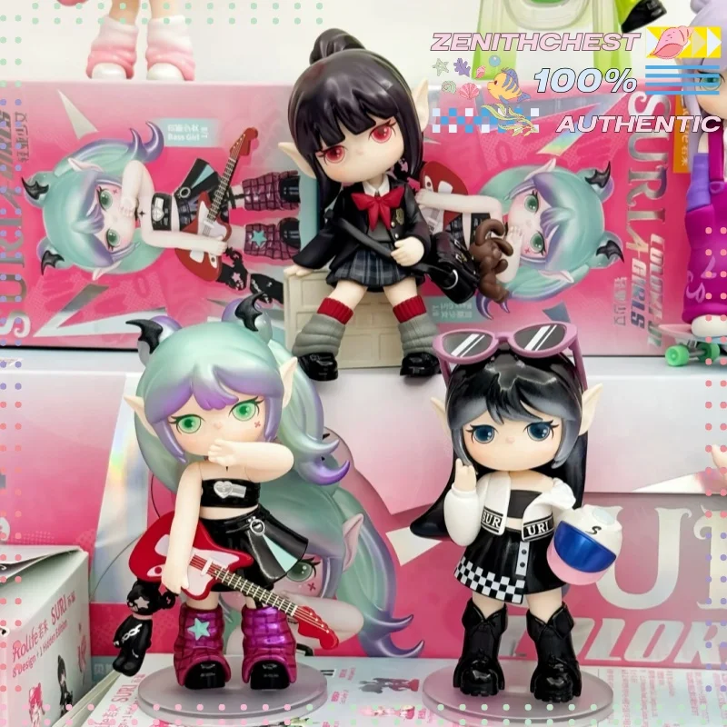 

Подлинная красочная серия Suri A для девочек, глухая коробка, очаровательные фигурки героев для домашнего офиса, уникальный декор для стола, подарки, специальный подарок