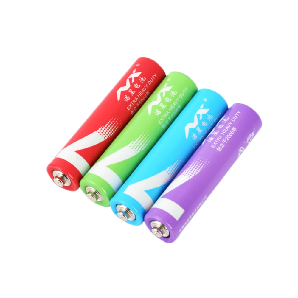 Colorful AAA Battery 1.5V Long Lasting Dry Battery Leakproof for Remote Control Toys Mouse