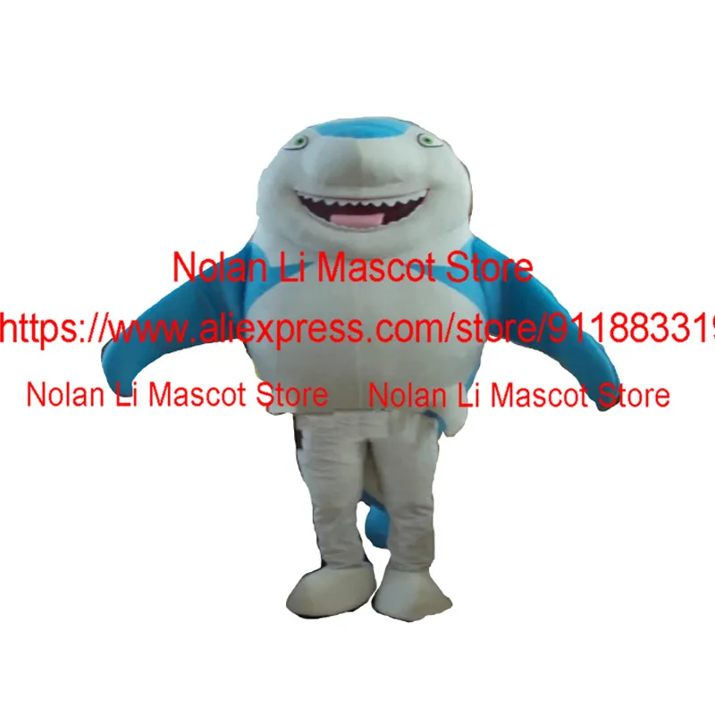 Blue Shark Mascot Costume Cartoon Set Role Playing Party Game Advertising Carnival Halloween Easter Festival Adult Size 1235