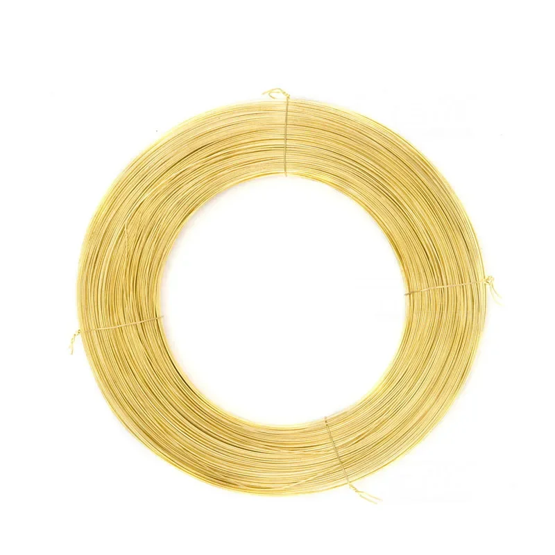 Fils électriques en laiton massif, diamètre 0.3/0.4/0.5/0.6/0.8/1.0mm-5mm H62