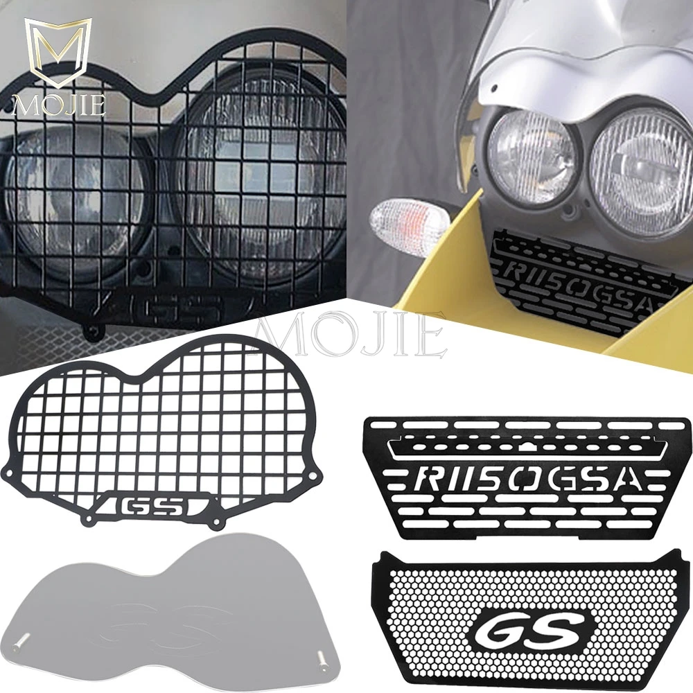 

FOR BMW R1150 R 1150 GS ADV ADVENTURE R1150GS 1999 2000 2001 2002 2003 2004 Motorcycle Headlight Grille Radiator Guard Protector