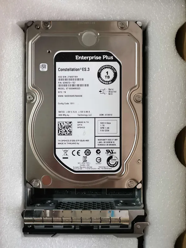 P3HC0 0P3HC0  PS4100 PS6100  1T SAS 3.5' ST1000NM0023 hard drive HDD