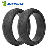 8x2.125 Solid Tyre Inflation Free Anti-Skip Shock Absoption Tyre For Ninebot Segway ES1/ES2/ES3/ES4 Electric Scooter Rubber Tire