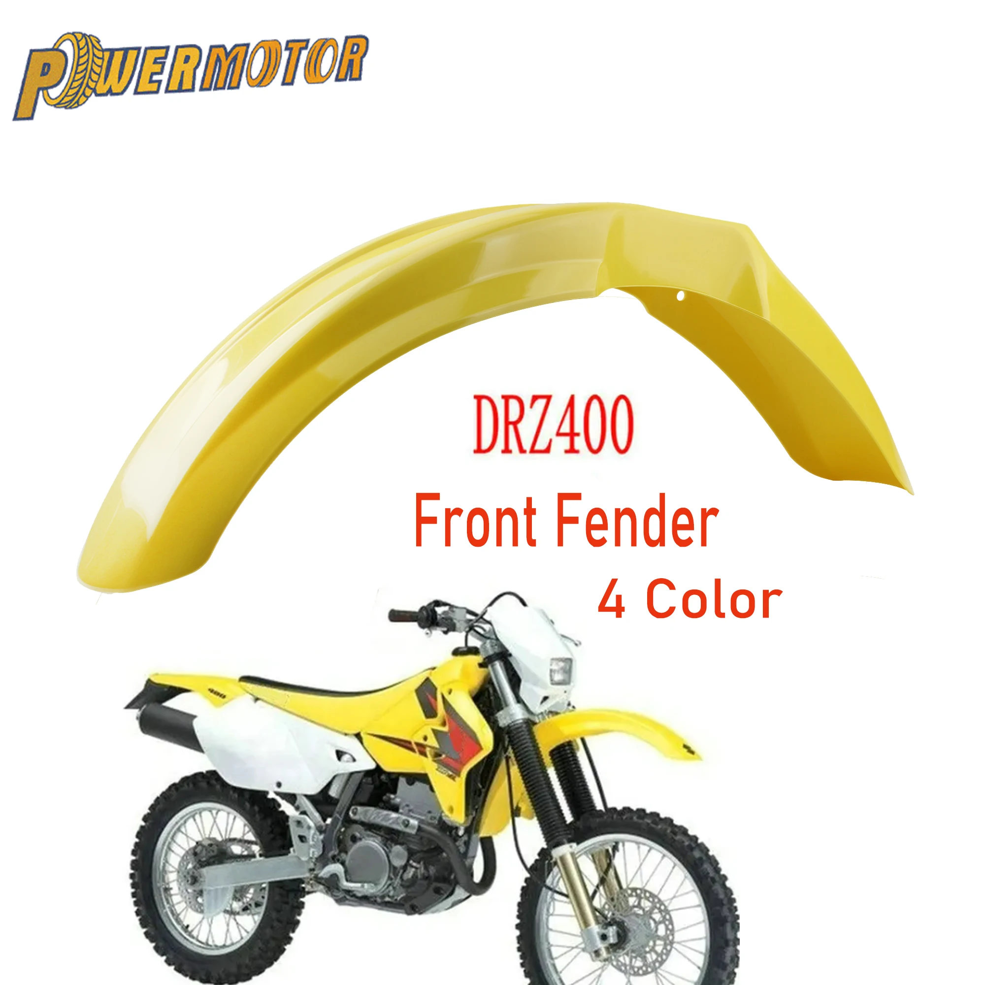 Motorcycle Front Fender Motocross for Suzuki DRZ400 Mudguard Protective Splash Cover Supermoto Dirt Bike Enduro Motocross Tuning