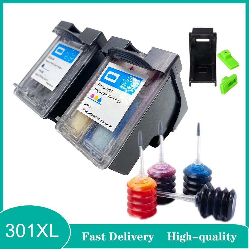 Vilaxh ل hp 301 ل hp 301 xl خرطوشة حبر Deskjet 1050 2050 2510 3000 3050 3052 3054 3540 1510 2540 Envy 4500 5530 4630