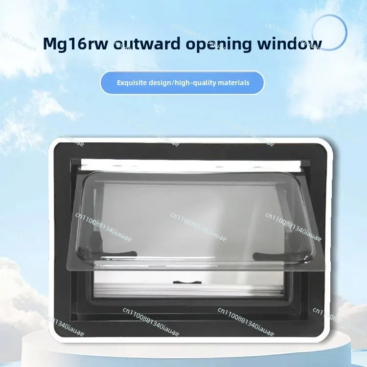 Car Right Angle Push Window Double Layer Acrylic Glass Accessories