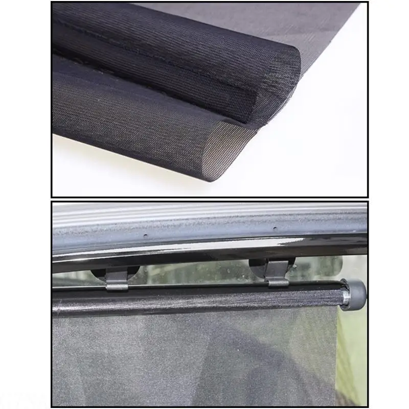 G7NA 2x Auto Vorne Hinten Fenster Sonnenschutz Rollvorhang für Sonnenblende für Schutz – Detail 7