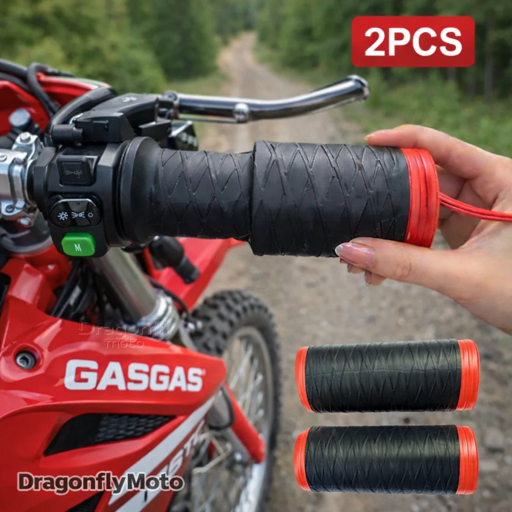 

Motorcycle Silicone Handlebar Cover For Gas Gas EC300 250 120 EC EX MC TXT Self Shrinking Non-Slip Motorcycles Grip Covers