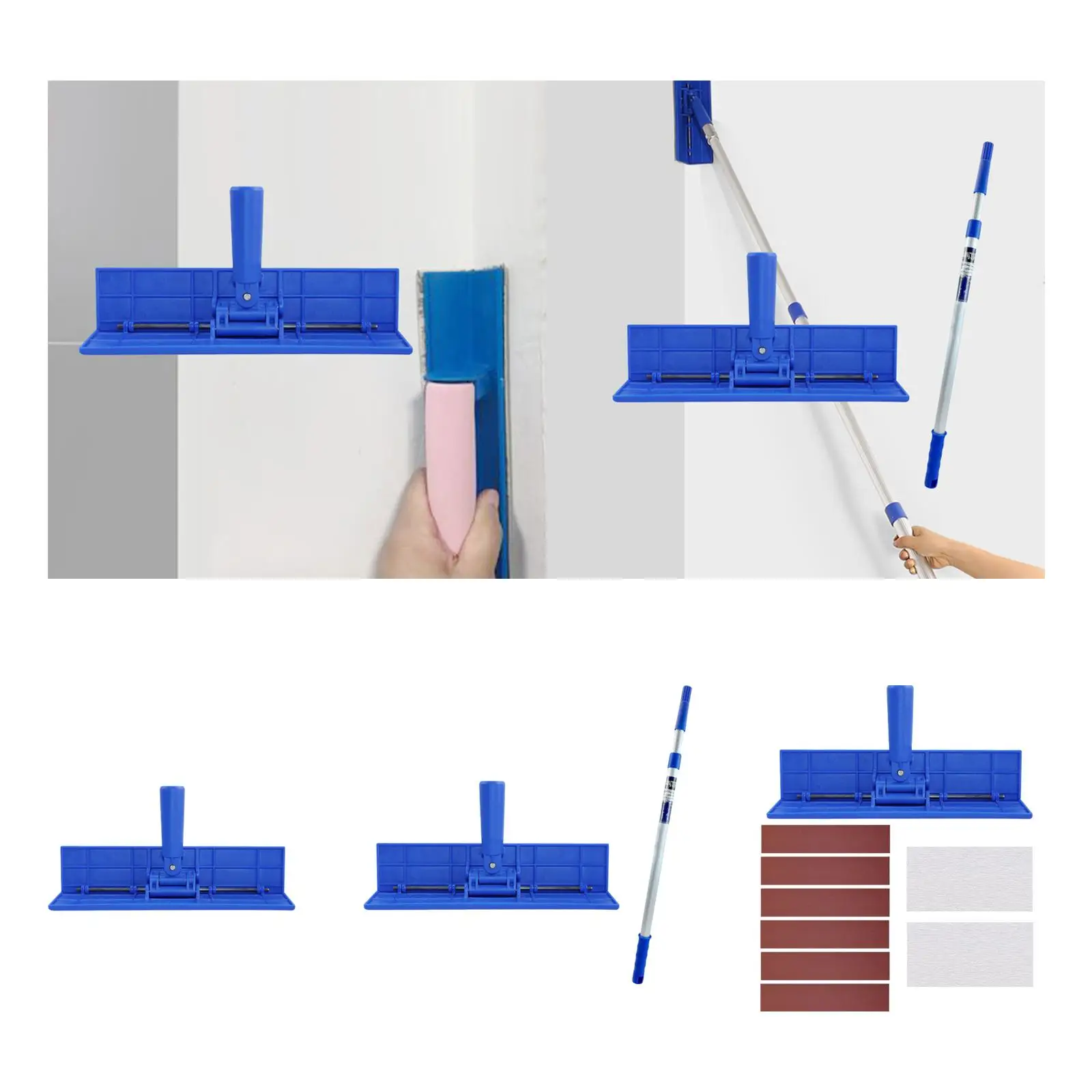 

Sandpaper Holder Manual Inside Corner Putty Polishing Tool Home Improvement