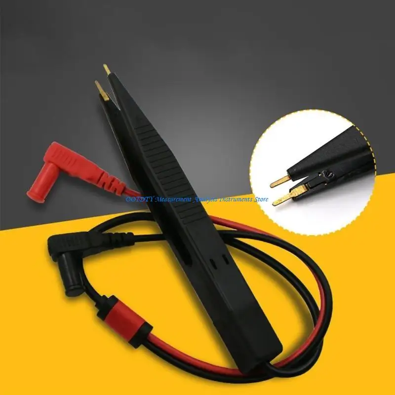 367D Portable SMT Chip Test Clip for LCR Meter Multimeter Clip Test Clip Capacitor Clip Multimeter Pen for LCR