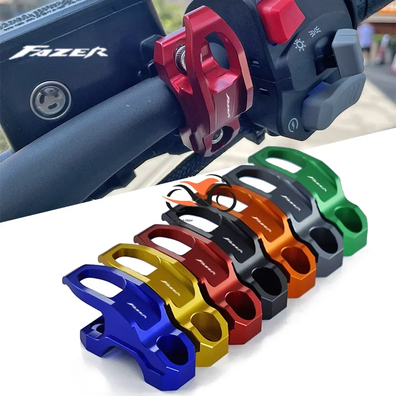 For Yamaha FZ1 FAZER FZ6 FZ6R FZ8 FAZER FZ750 Motorcycle CNC Brake Master Cylinder Bracket Bag Luggage Clamp Holder Helmet Hook