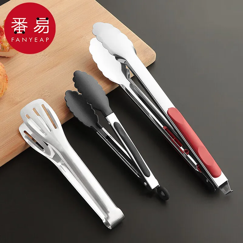 Food Clip A1-Stainless Steel Clip Buffet Malatang Baking Bread Kitchen BBQ Meat Steak
