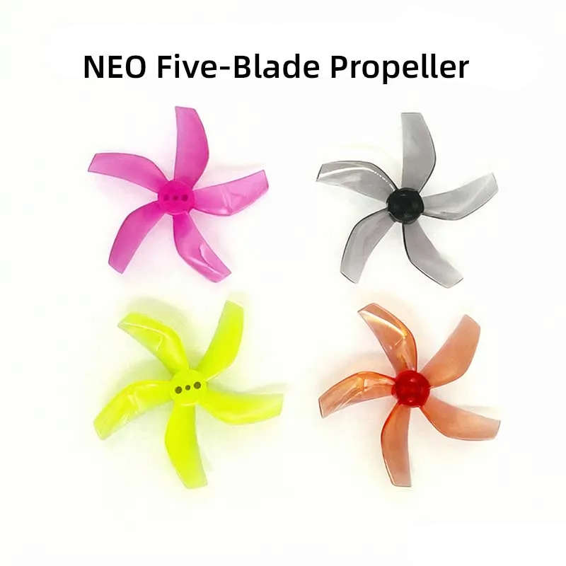 2pair Five-Blade Color Propellers Compatible with DJI NEO Propellers Quiet Noise Reduction Replacement for Original Wings